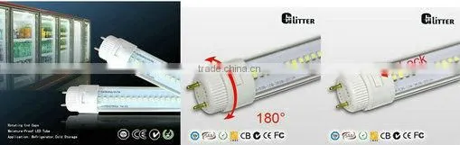 IP65 damp-protection high brightness 100lm/w Freezer T8 Led flurocence 1.2m 4ft 16W 100lm/W TUV SAA C-tick CB PSE