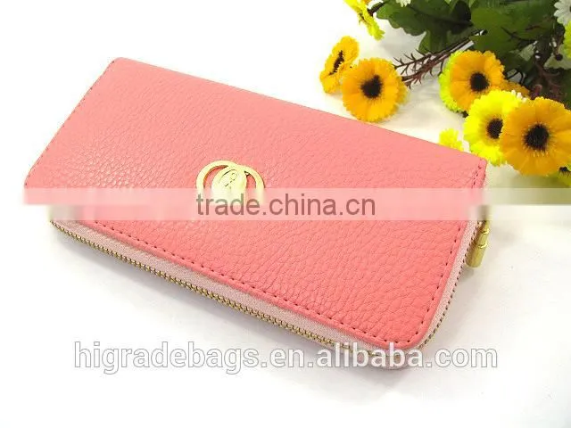 Fashion lady cheap leather wallet