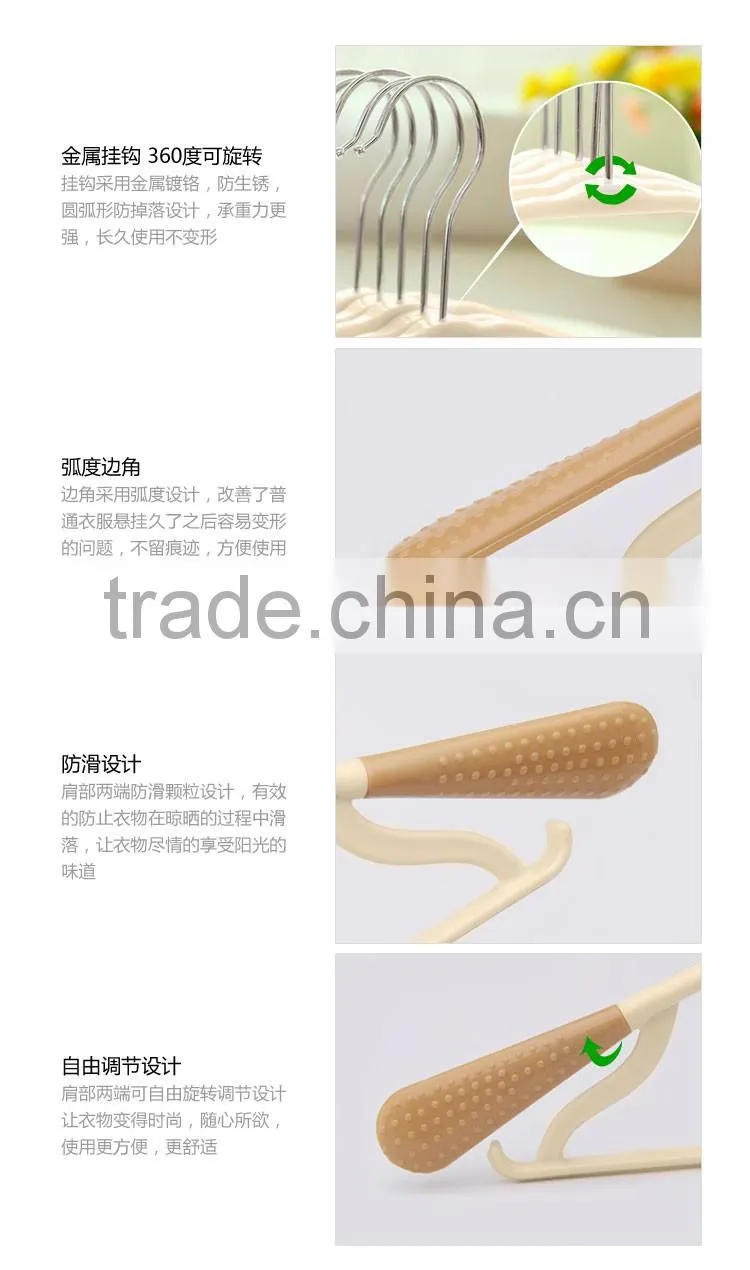 Plastic cloth hanger