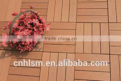 Jiangsu outdoor cheap tiles/wpc garden floor tiles prices/China