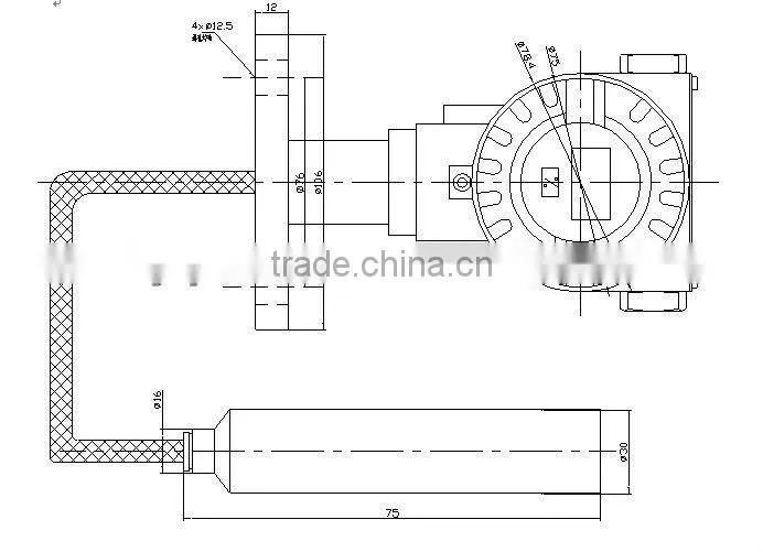 PT124B-221 Submersible local display level transmitter