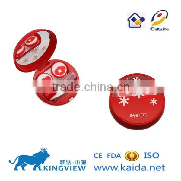2014 new Contact Lens Case/Box/container with mirror