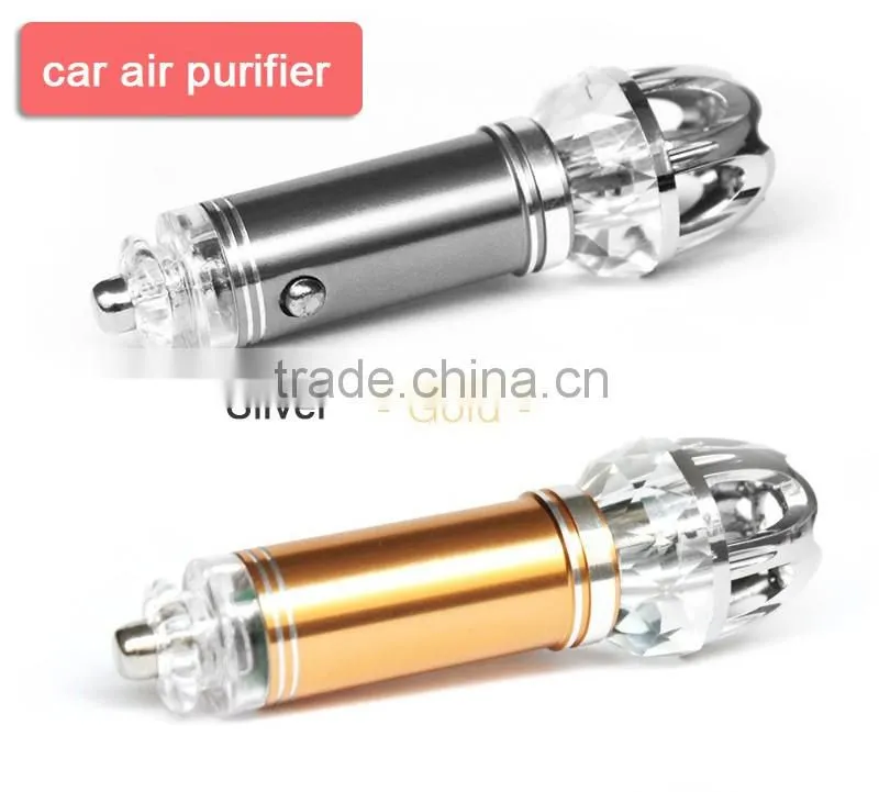 car air ionizer jo-6281 negative ion Portable Car Air Purifiers/car ozone air purifier