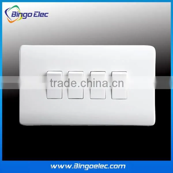 4gang 2 way push button switch