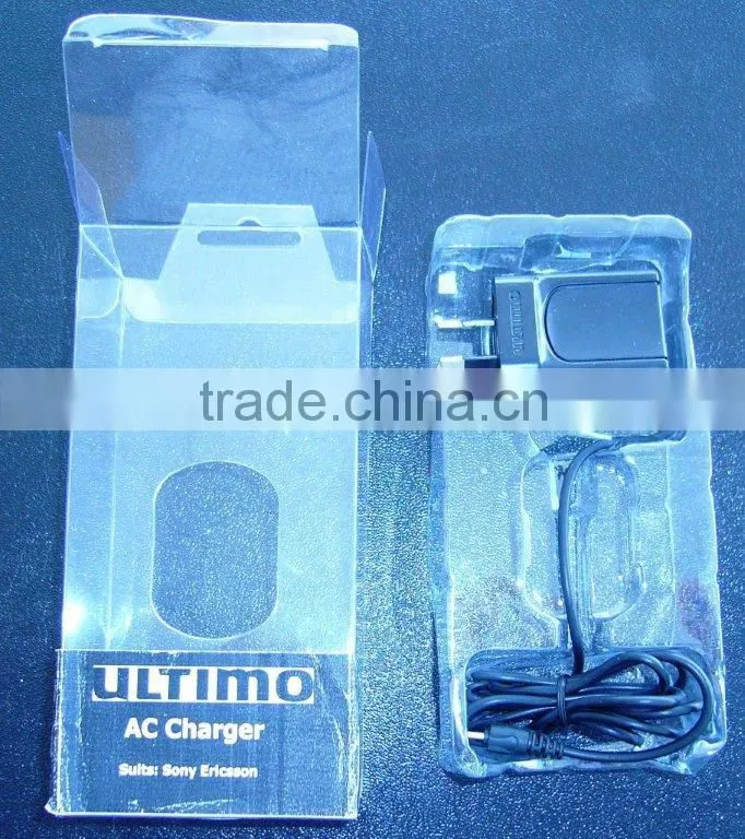 plastic packaging set of folding box & blister