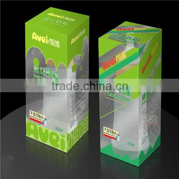 cosmetic plastic container pvc plastic box packaging box