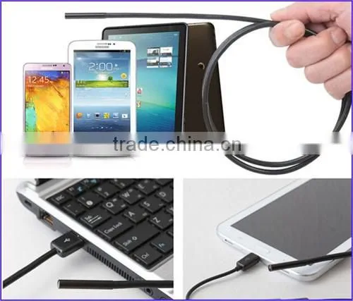 5.5mm portable mini camera diameter Cable length 3m Waterproof endoscope
