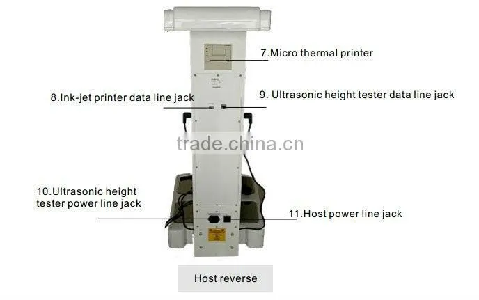 Professional body fat analyzer/body composition analyzer/body element analyzer TM-GS6.5