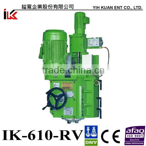 milling and cutting metal workpiece (IK-610-RV) gear head milling machine