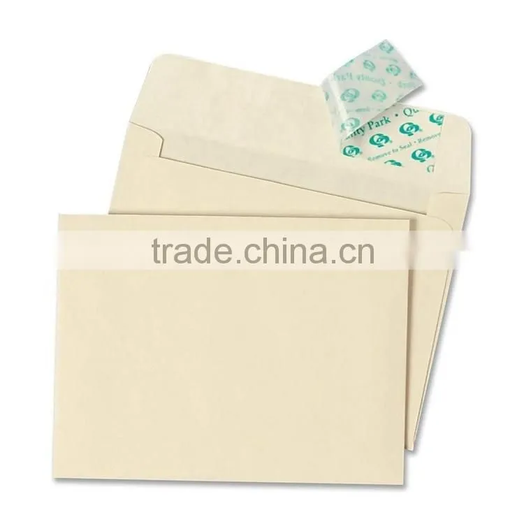 Convenience plain custom made adhesive peel and seal shipping envelopes