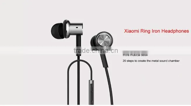 New 2015 Original Xiaomi Mi Hybrid Earphone, Mi In-Ear Headphones Pro, Xiaomi Mi multi-unit circle iron mixed Piston 4