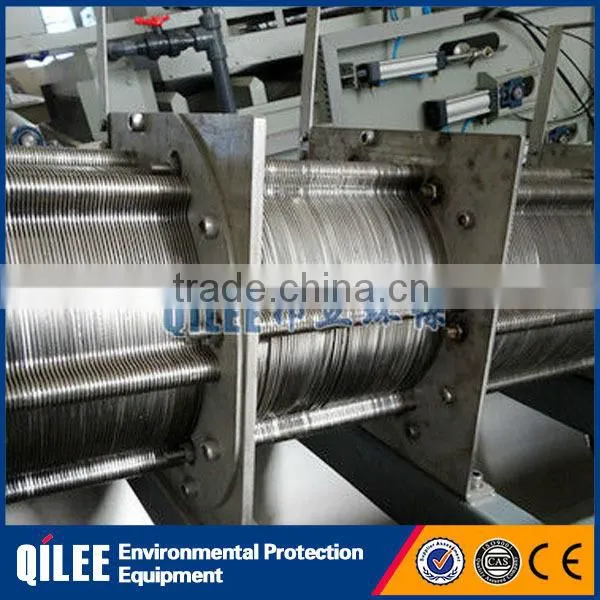 liquid solid separator automatic SUS304 screw sludge dehydrator