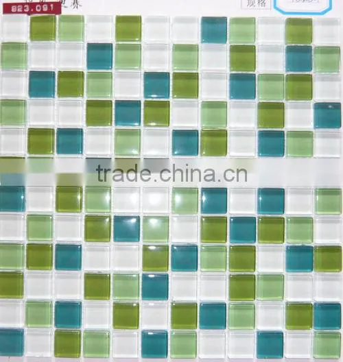 2013 new design reasonable price kitchen glass wall tiles