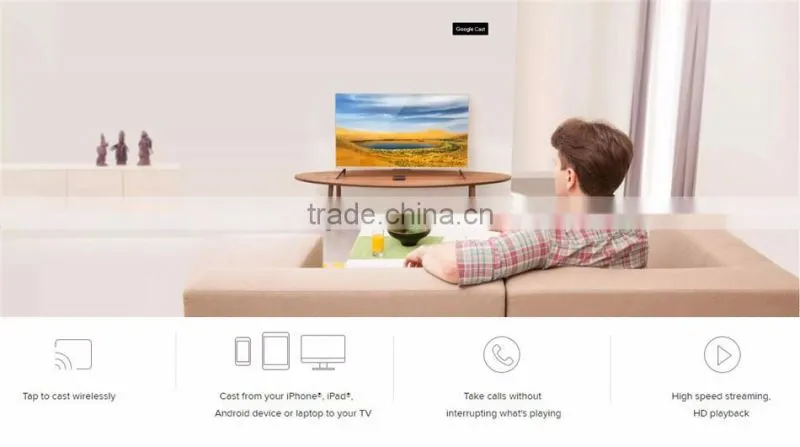 XiaoMi Mi tv box 3 4K Andriod5.0 Media Player Amlogic S905 1G/4G 64Bit Quad Core 2.4G/5G 802.11 AC WIFI lAN Bluetooth4.1 US Plug