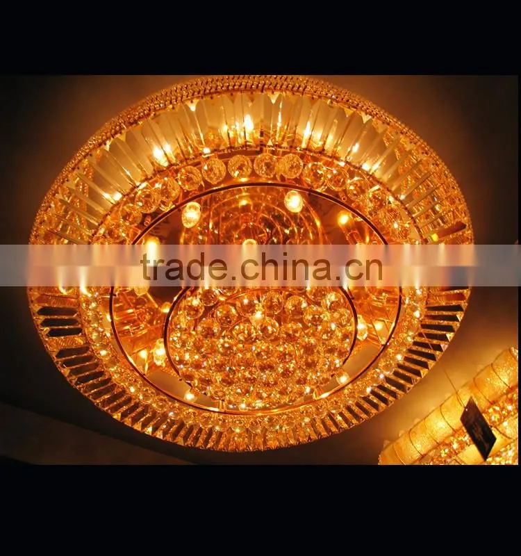 Crystal ceiling flush mount lights