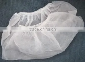 blue disposable shoe cover
