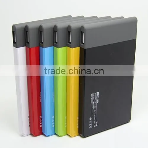 Hot Selling Portable Power Bank Promotional Gift Slim Portable Mobile Power Bank 4600mah