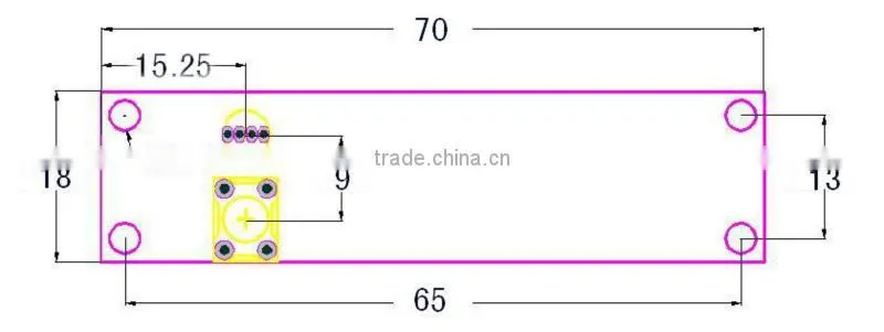 PCB Module Board DMX receiver (TF-WI-PCB)