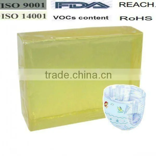 Raw Material Pressure Sensitive Adhesive for Diapers