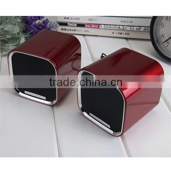 channel 2.0 mini speaker portable stereo speaker