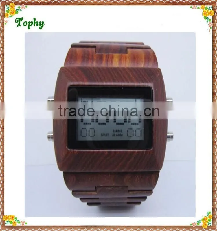 2016 red sandalwood wooden watch men for sales