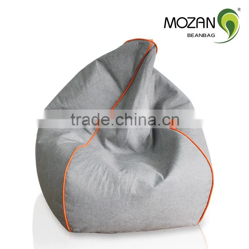 linen fabric beanbag chair / bean bag stool