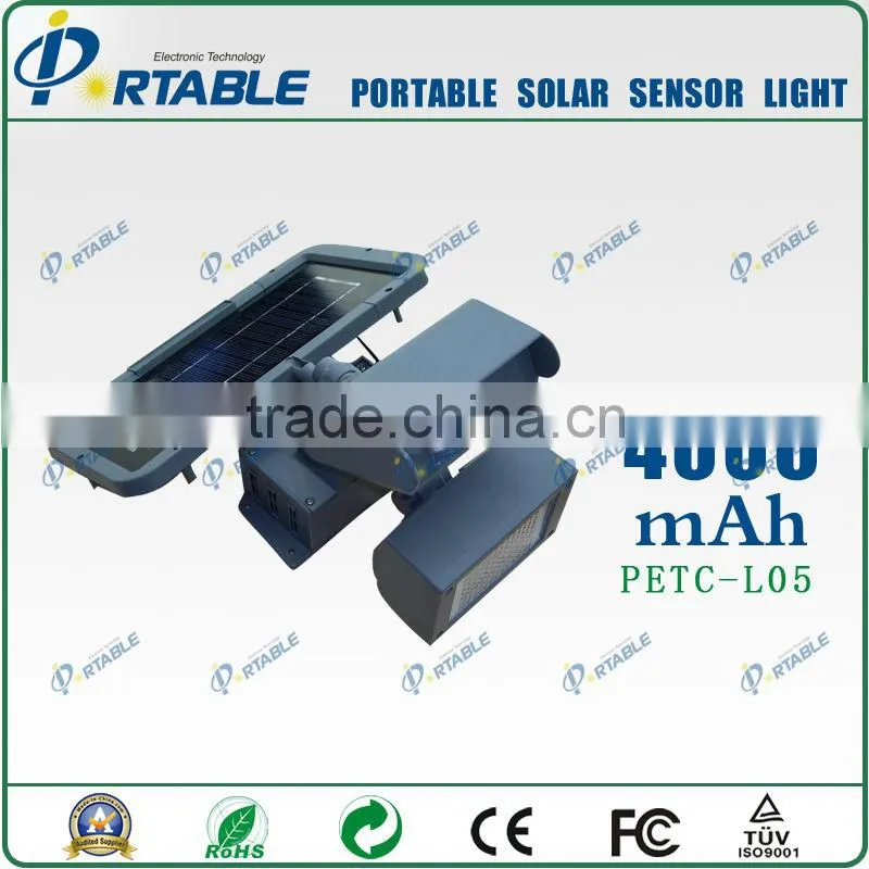 portable solar led light hot selling solar infrared motion sensor light