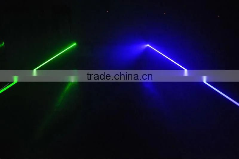 Green & Blue 8 lens stage laser DJ lighting show system for sale