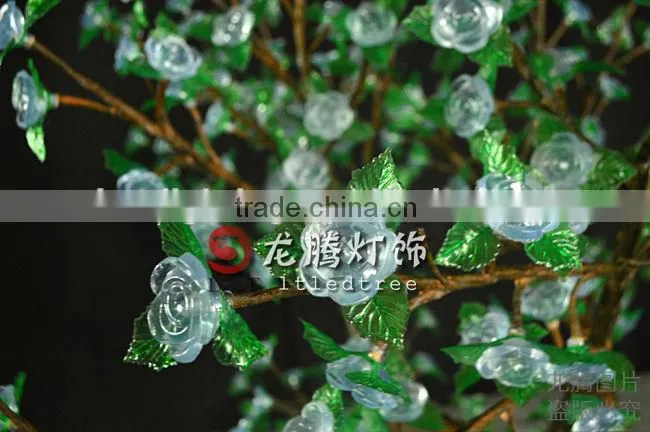 Hotel decoration led rose flower tree light