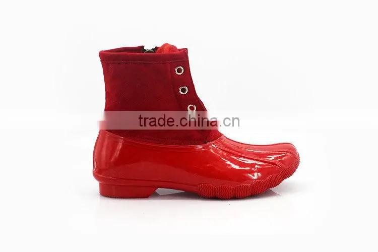 Made in china 10 Years experience Rubber Summer transparent rain boots women