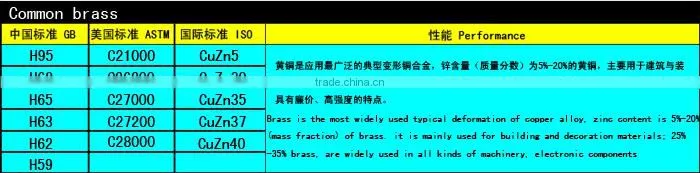 water cooling brass tube made in china