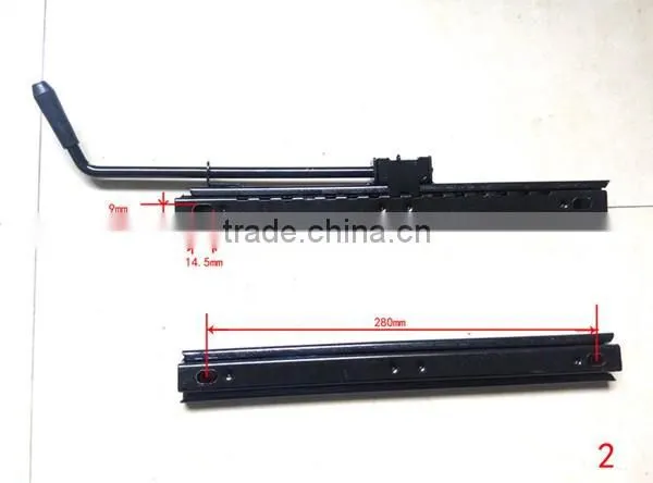 Single slide rail for forklift seat, tractor seat(Y002)