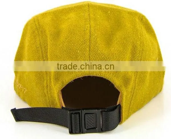 Design your own flat brim 5 panel camp cap wholesale