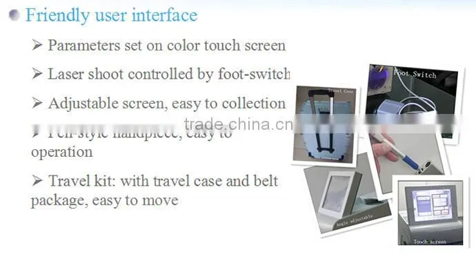 Korea Technology Portable Nail Fungus Treatment Fiber 1064nm Nd Yag Laser with Teaching Video