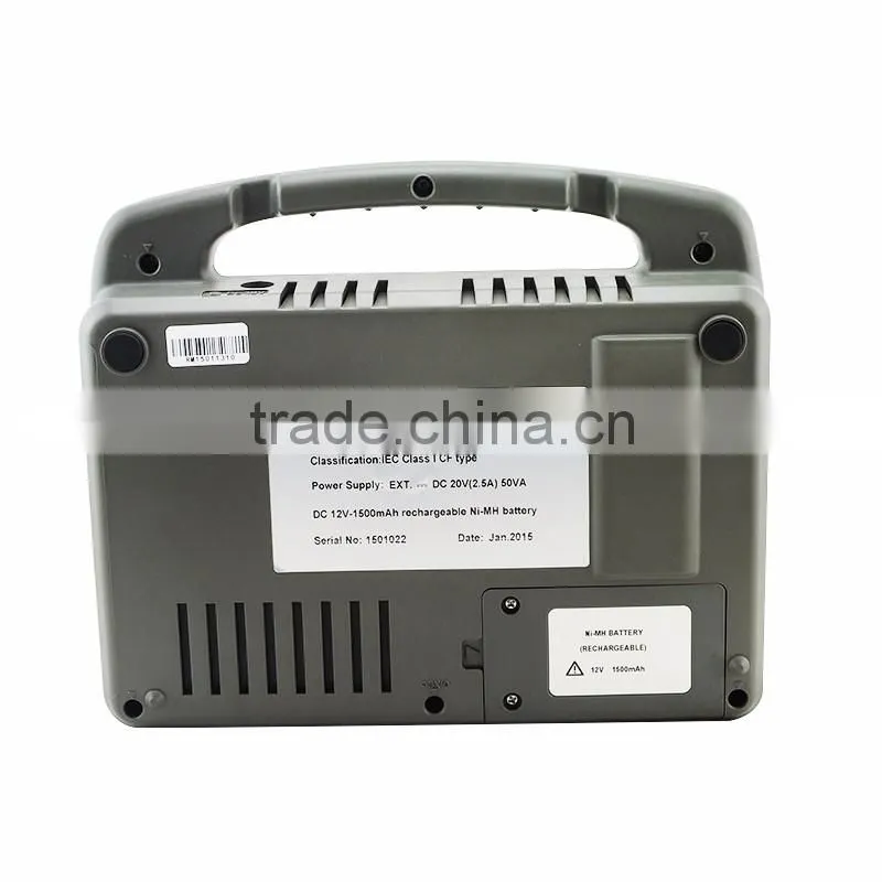 China Medical Devices AC/DC power, built-in rechargeable Ni-H battery poratble ecg machine for sale
