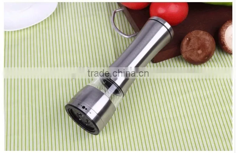Stainless Steel Pepper Mill Salt and pepper mill glass pepper mill