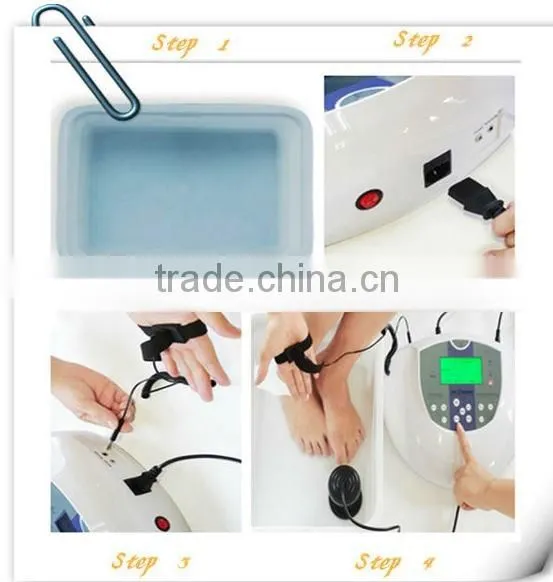 Multi-functional reusable ion detox foot spa for personal use