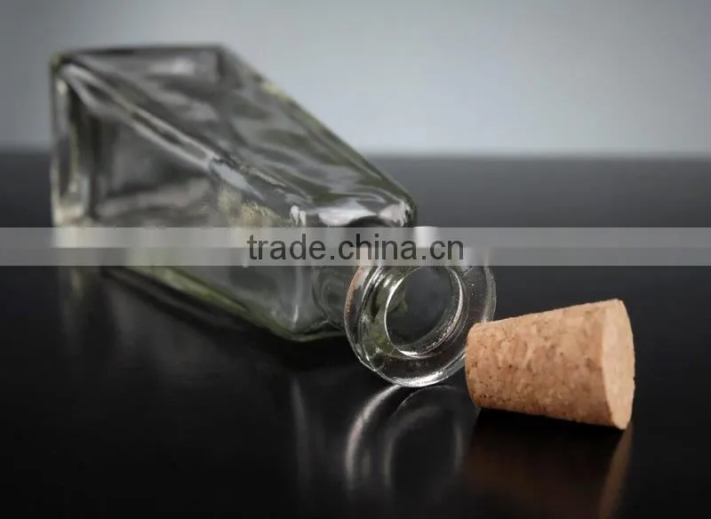 6 oz Pyramid Glass Bottle With Cork