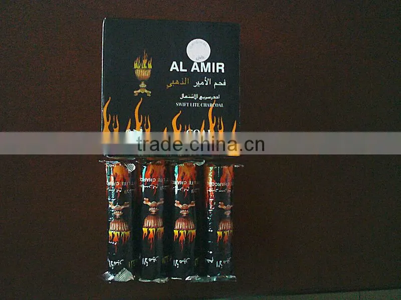 Arab AL AMIR golden shishacharcoal 33mm/80pcs