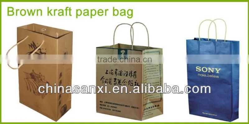2014 best seller wholesale paper wine bag with excellent quality from China
