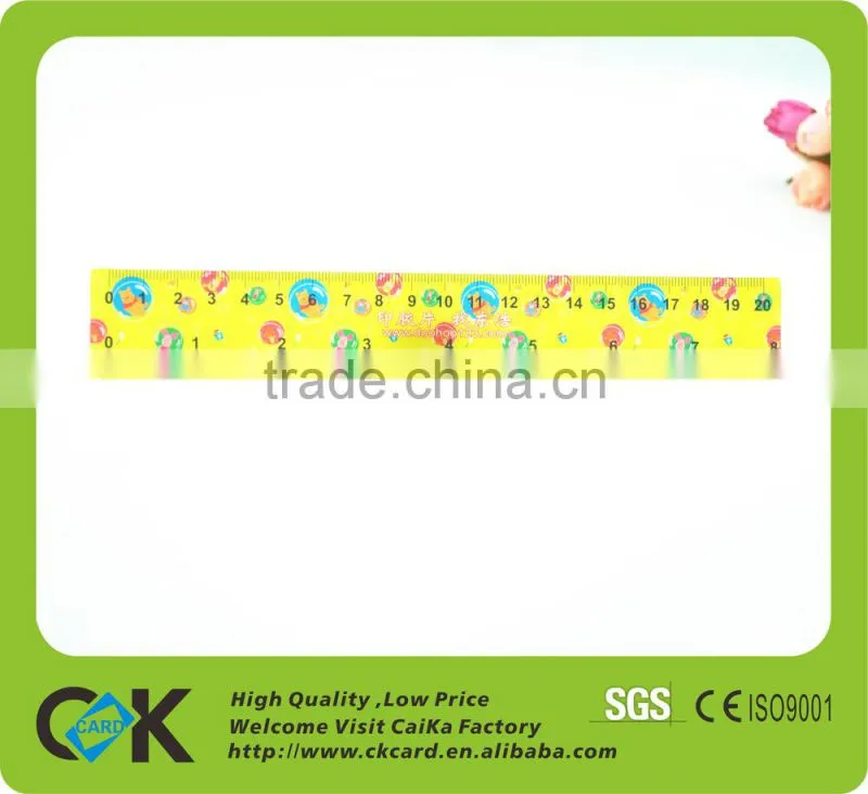 Cheap plastic ruler printing customized from Shenzhen maker