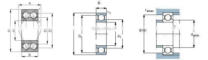 Non-standard ball bearing 35BG05S7DL for automobile