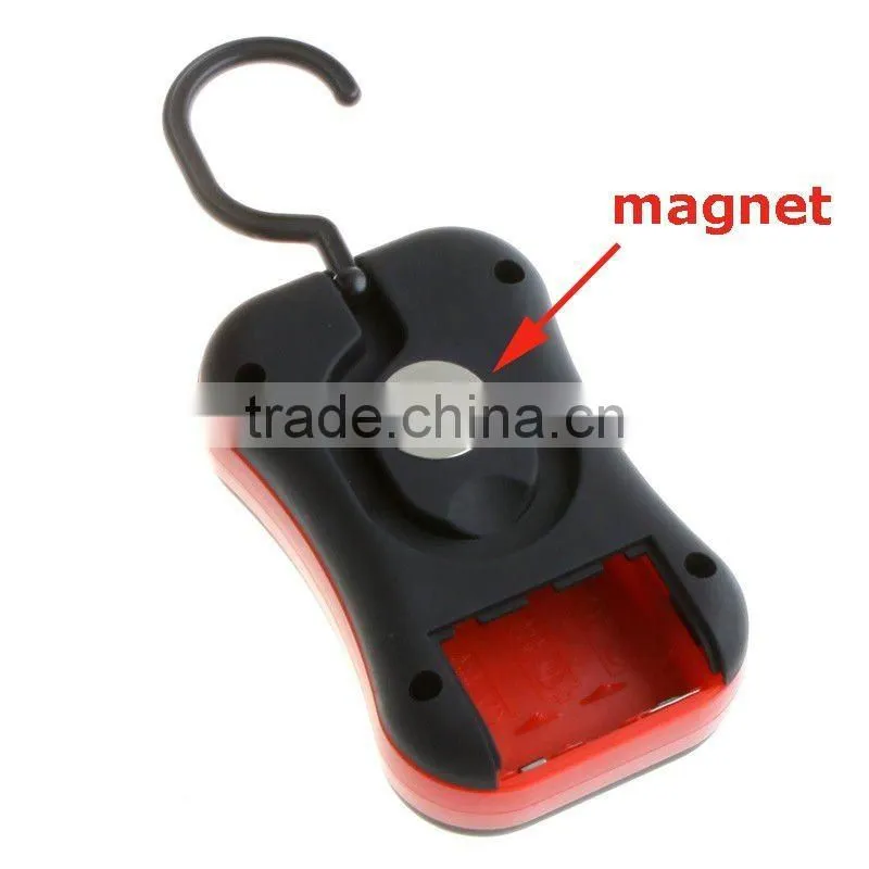 28 LED Magnetic Work Light Hanging Hook Flashlight Great For Outdoors