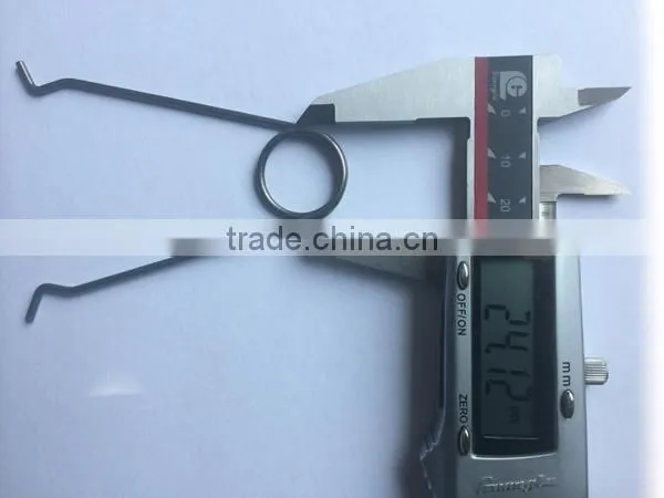Custom spring wire bending wire form torsion spring hook