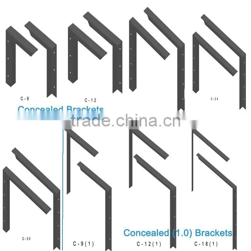 ASTM DIN EN Hidden Steel Brackets Strong Bracket Heavy Duty Bracket