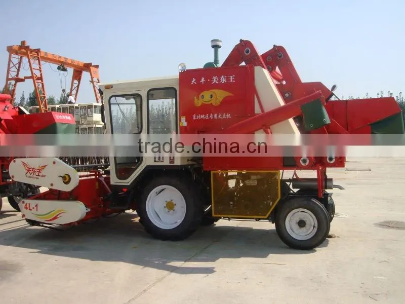 small bean combine harvester 4L-1