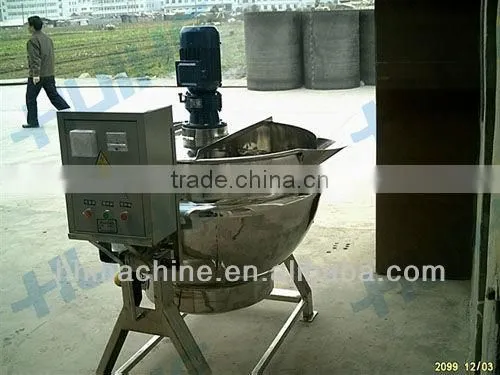 electric heating industrial food processing jacketed kettle