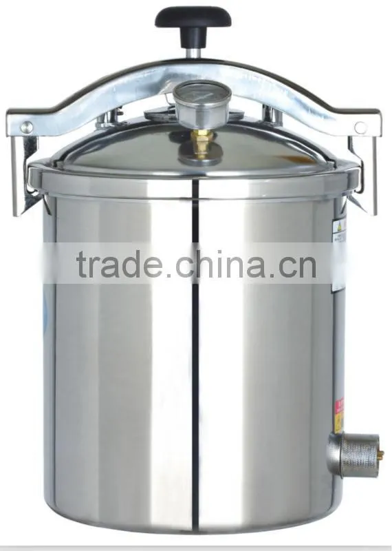 Quick-open Door Stainless Steel dual heating system portable dental autoclave