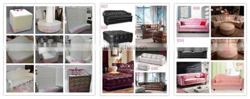 For event hall half moon curved sofa