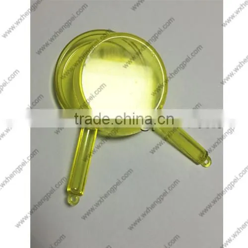 Cleverish portable cute yellow lollipop plastic storage jewelry box kit